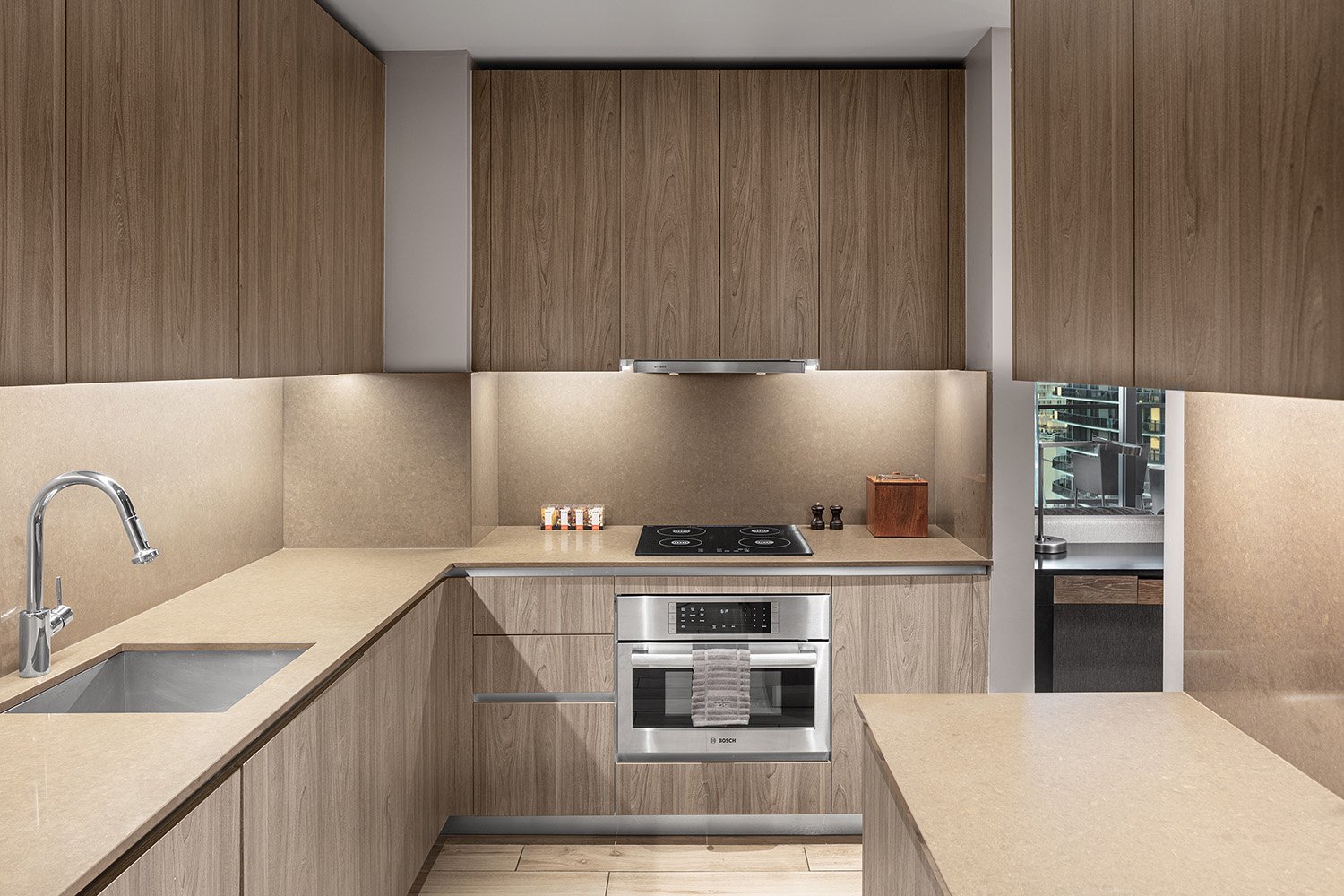 kitchen oven residence brickell miami east hotel spacious room